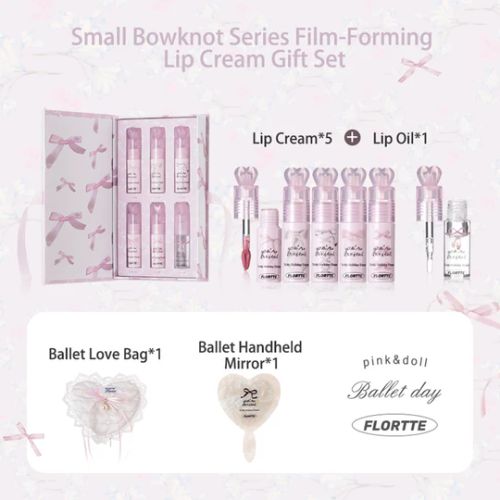 Small Bowknot Series Film-Forming Lip Cream Gift Set